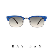 Ray Ban - 'Clubmaster Square' - Unisex - Blue/Gunmetal