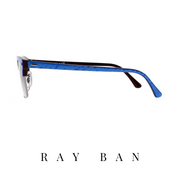 Ray Ban - 'Clubmaster Square' - Unisex - Blue/Gunmetal