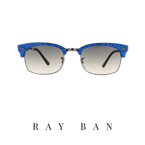 Ray Ban - 'Clubmaster Square' - Unisex - Blue/Gunmetal