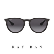 Ray Ban - 'Erika' - Unisex - Black Mat&Grey Gradient