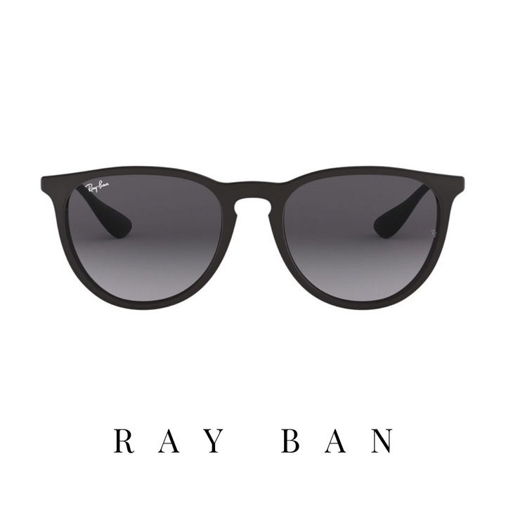 Ray Ban - 'Erika' - Unisex - Black Mat&Grey Gradient