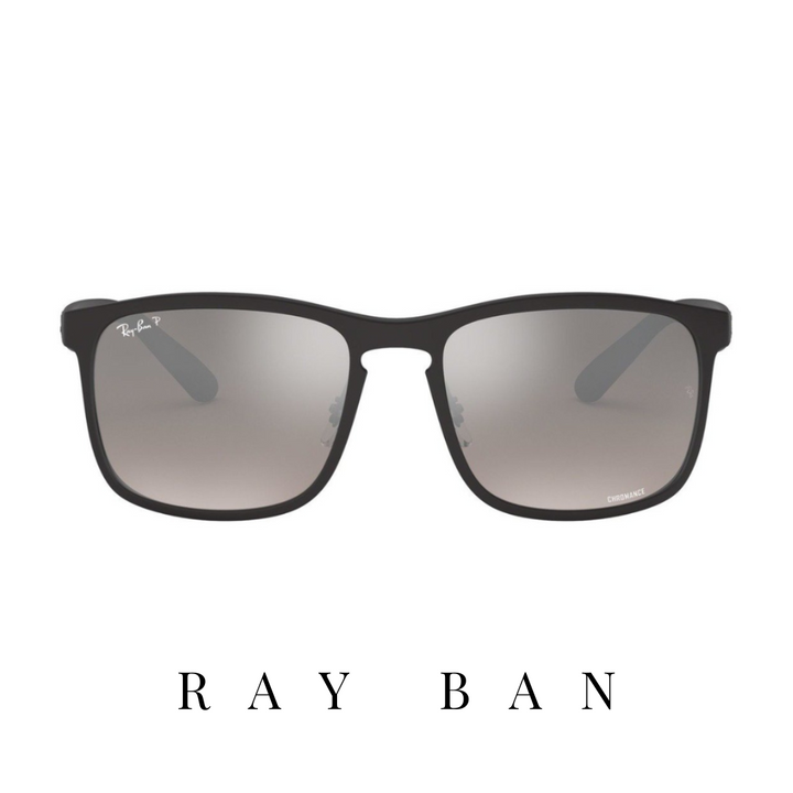 Ray Ban - 'Chromance' - Black Mat&Grey Mirror - Polarized