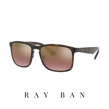 Ray Ban - 'Chromance' - Havana Mat&Purple Mirror - Polarized