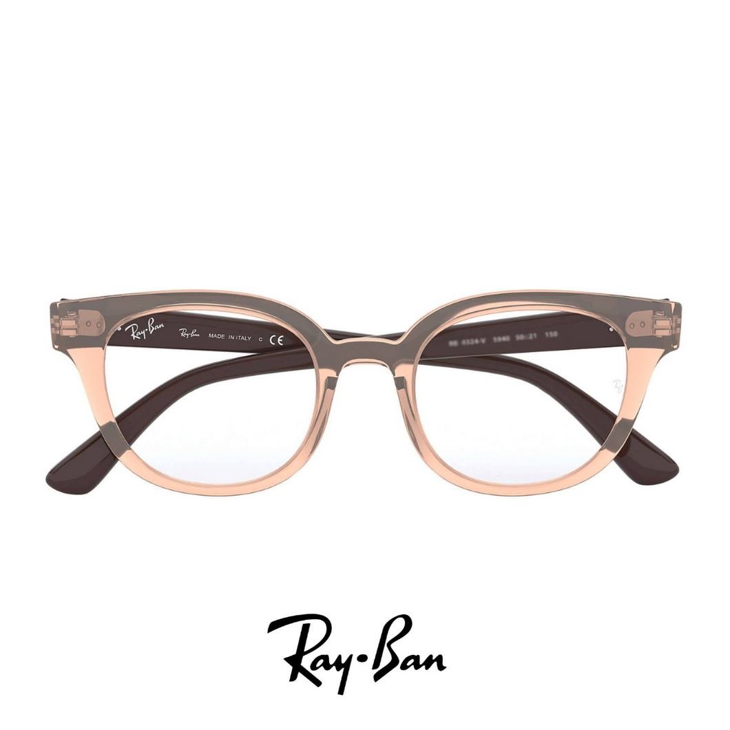 Ray Ban Eyewear - Beige Transparent/Brown