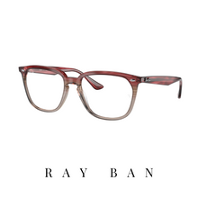 Ray Ban Eyewear - Square - Transparent Bordeaux&Grey