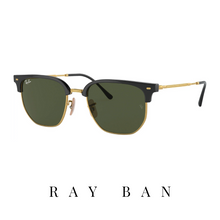Ray Ban - 'New Clubmaster' - Black/Gold&Green