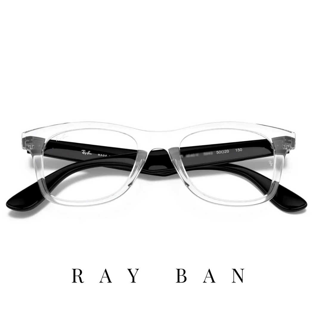 Ray Ban Eyewear - Square - Transparent/Black