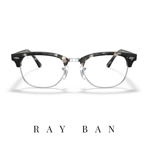 Ray Ban Eyewear - 'Clubmaster' - Grey Havana/Silver