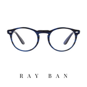 Ray Ban Eyewear - Round - Striped Blue
