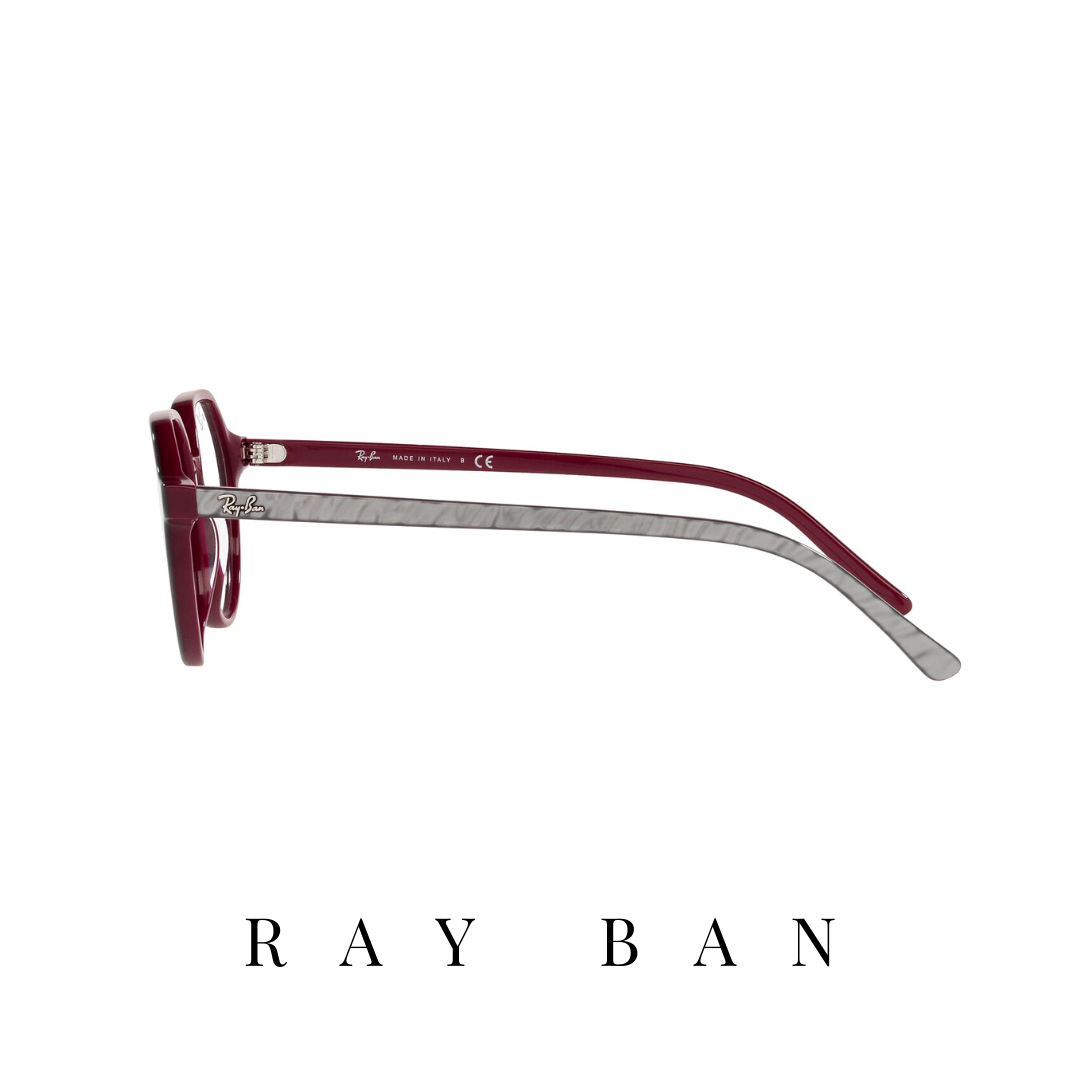 Ray Ban Eyewear - 'Thalia' - Wrinkled Grey/Bordeaux