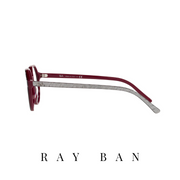 Ray Ban Eyewear - 'Thalia' - Wrinkled Grey/Bordeaux