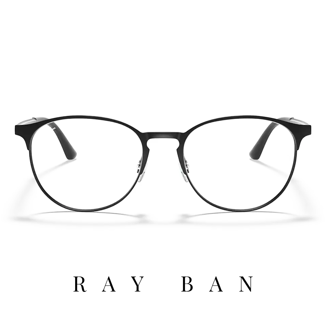 Ray Ban Eyewear - Round - Unisex - Black Mat