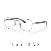 Ray Ban Eyewear - Square - Unisex - Silver/Blue