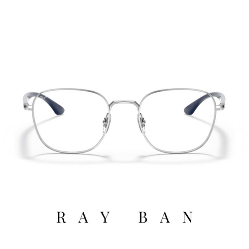 Ray Ban Eyewear - Square - Unisex - Silver/Blue