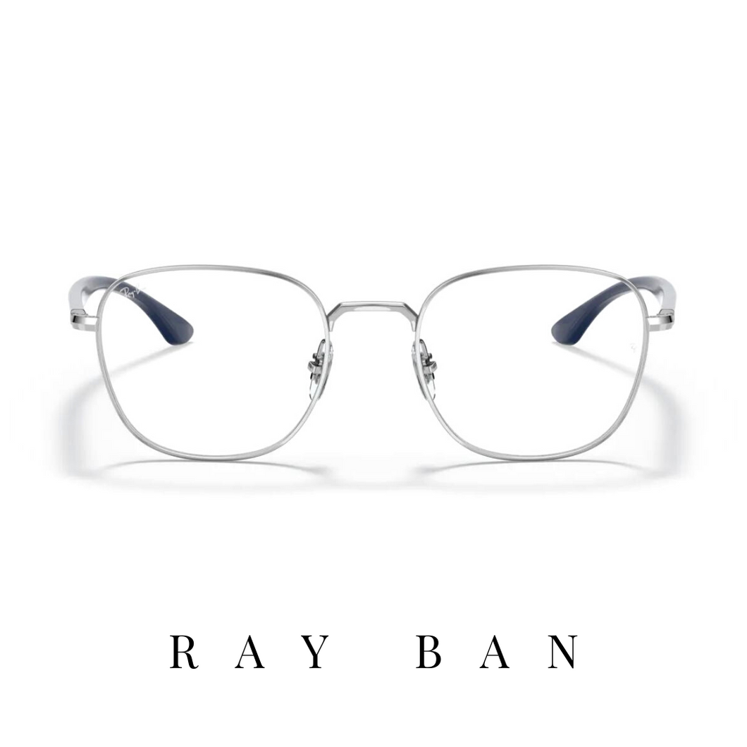 Ray Ban Eyewear - Square - Unisex - Silver/Blue