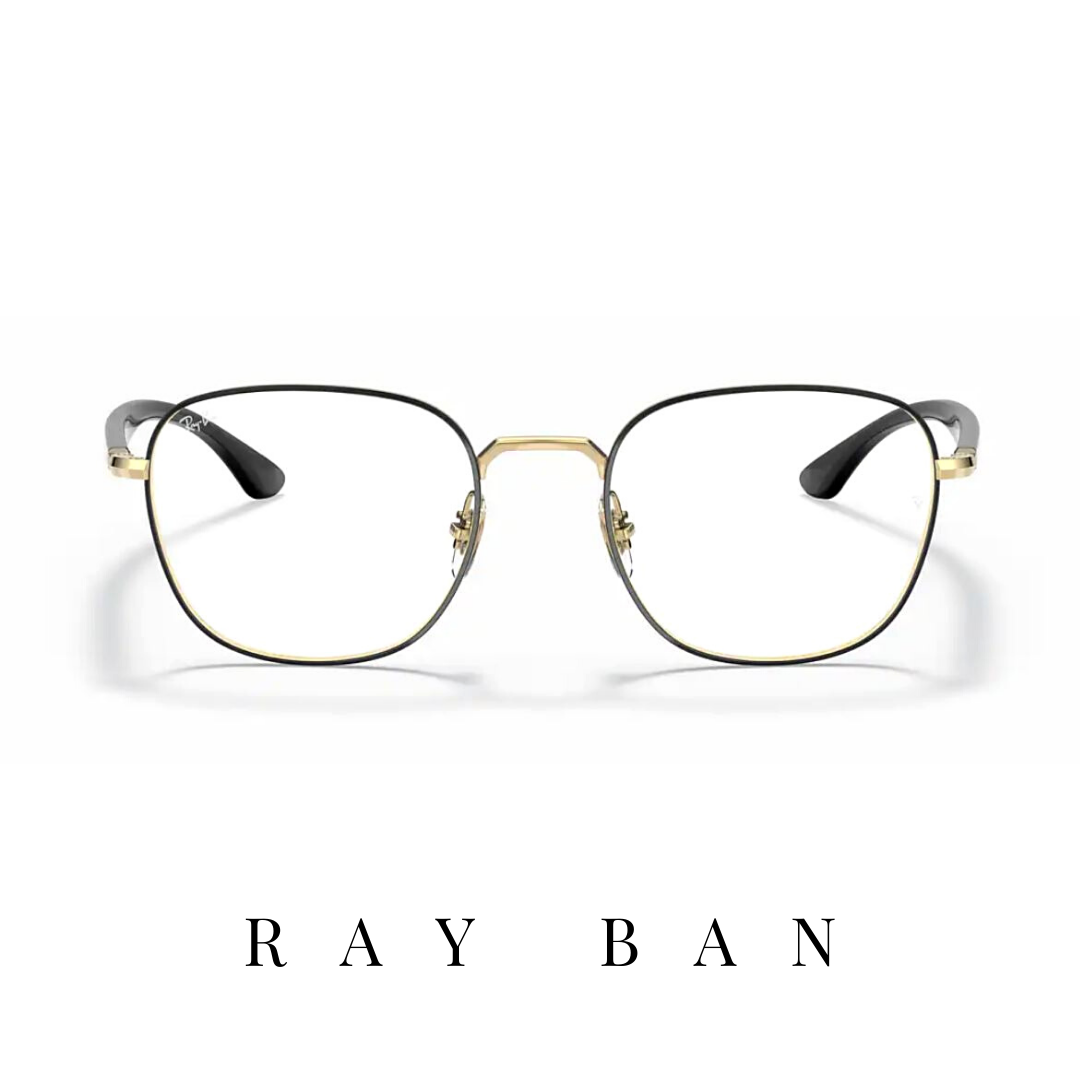 Ray Ban Eyewear - Square - Unisex - Gold/Black