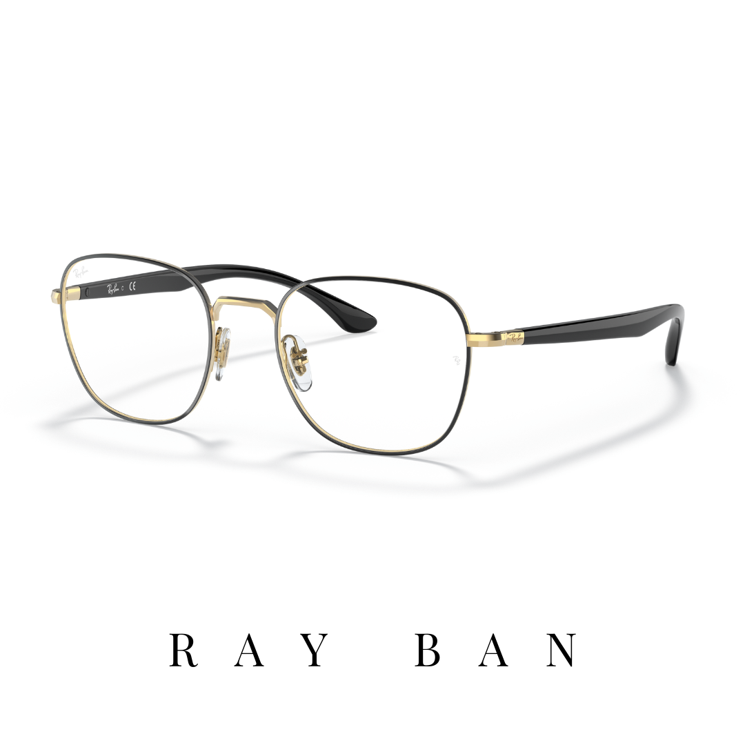 Ray Ban Eyewear - Square - Unisex - Gold/Black