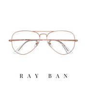 Ray Ban Eyewear - 'Aviator Metal II' - Unisex - Rose-Gold