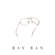 Ray Ban Eyewear - 'Aviator Metal II' - Unisex - Rose-Gold