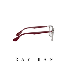 Ray Ban Eyewear - Square - Unisex - Transparent Grey/Bordeaux