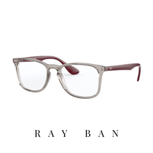 Ray Ban Eyewear - Square - Unisex - Transparent Grey/Bordeaux
