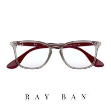 Ray Ban Eyewear - Square - Unisex - Transparent Grey/Bordeaux