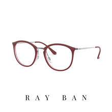 Ray Ban Eyewear - Round - Burgundy/Silver