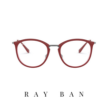 Ray Ban Eyewear - Round - Burgundy/Silver
