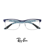 Ray Ban Eyewear - Square - Blue/Black/Silver, Metal
