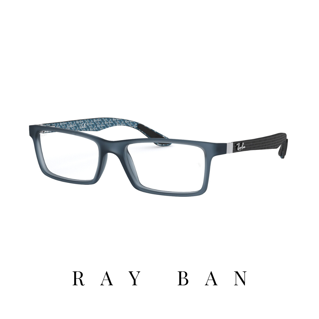 Ray Ban Eyewear - Mini Rectangle - Unisex - Blue&Print