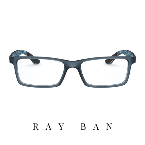 Ray Ban Eyewear - Mini Rectangle - Unisex - Blue&Print