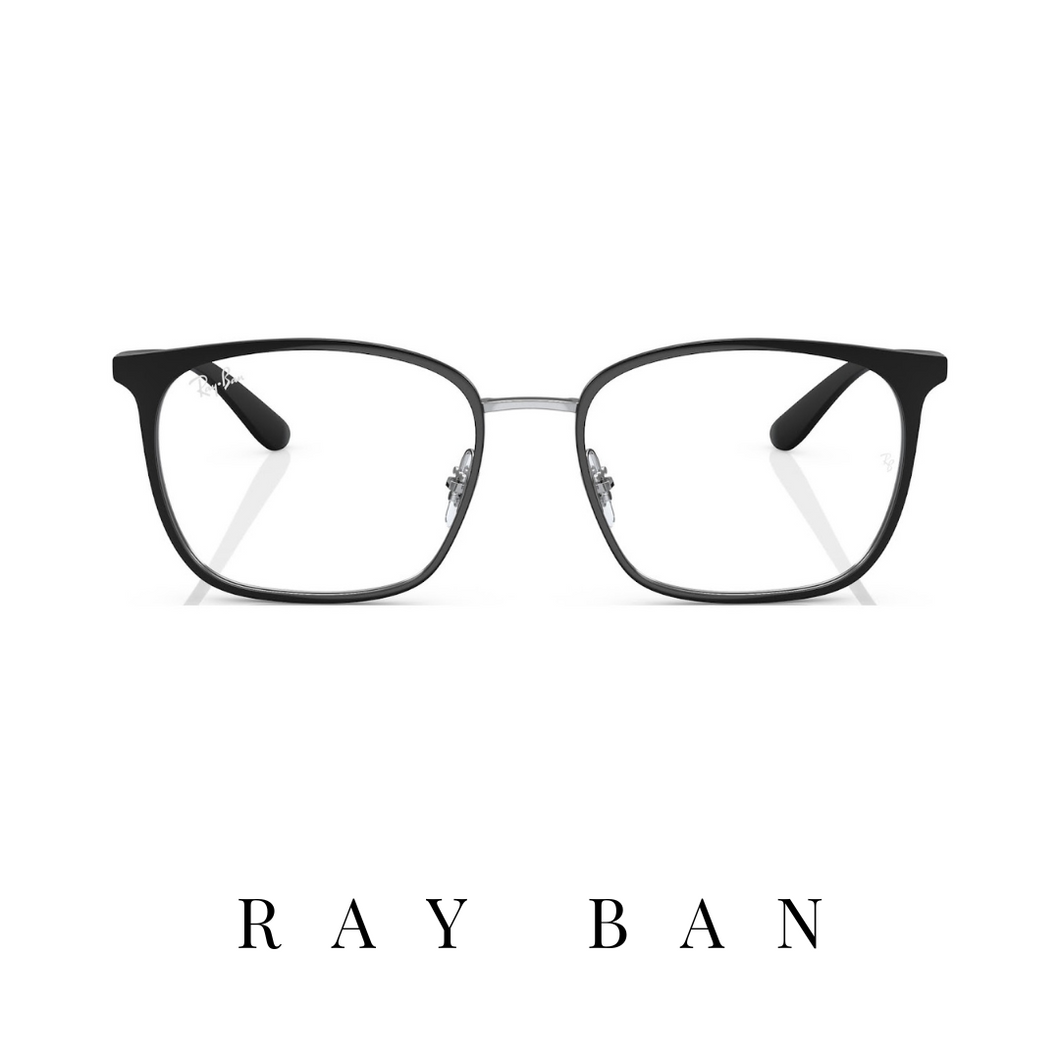 Ray Ban Eyewear - Square - Unisex - Black/Silver