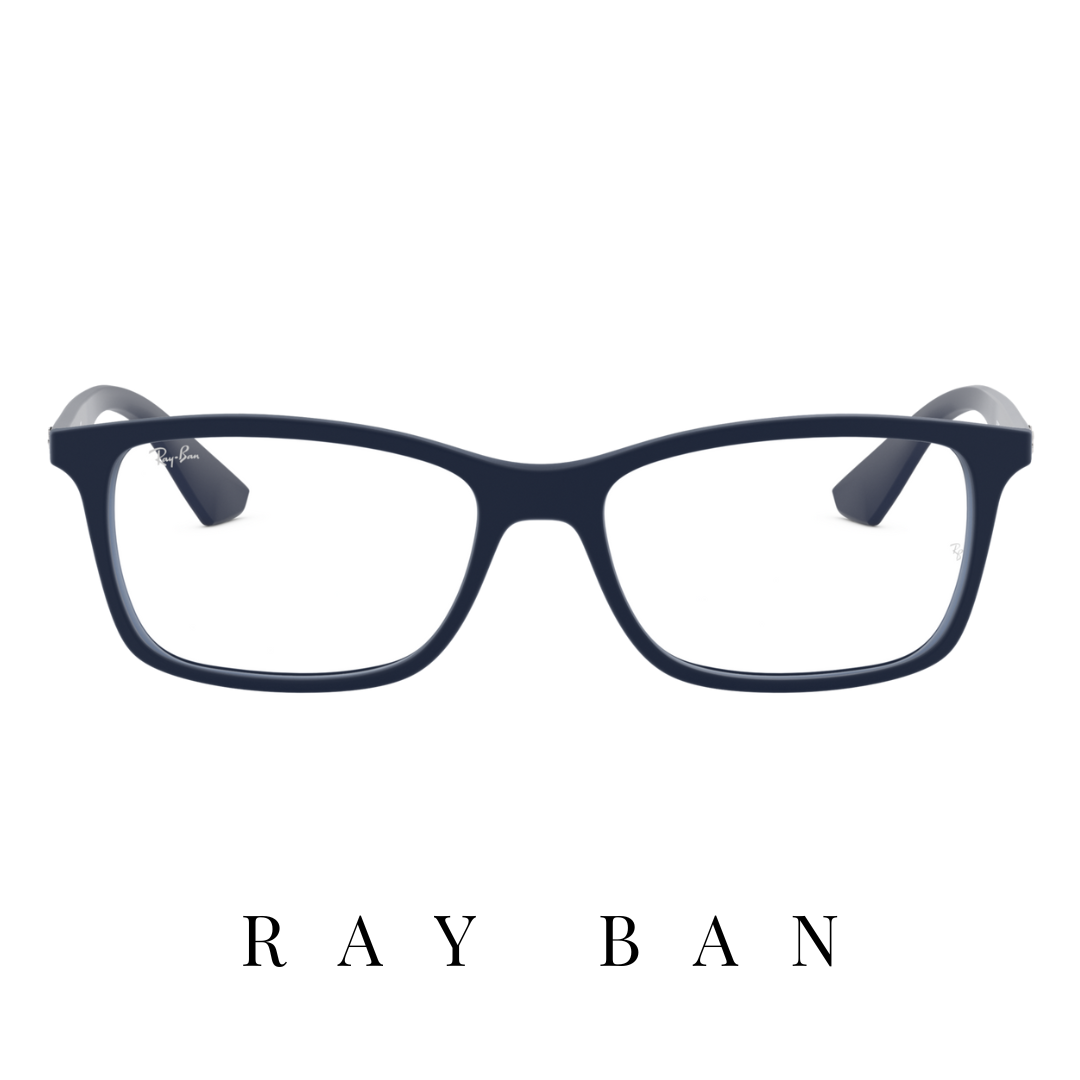 Ray Ban Eyewear - Rectangle - Navy Blue Mat
