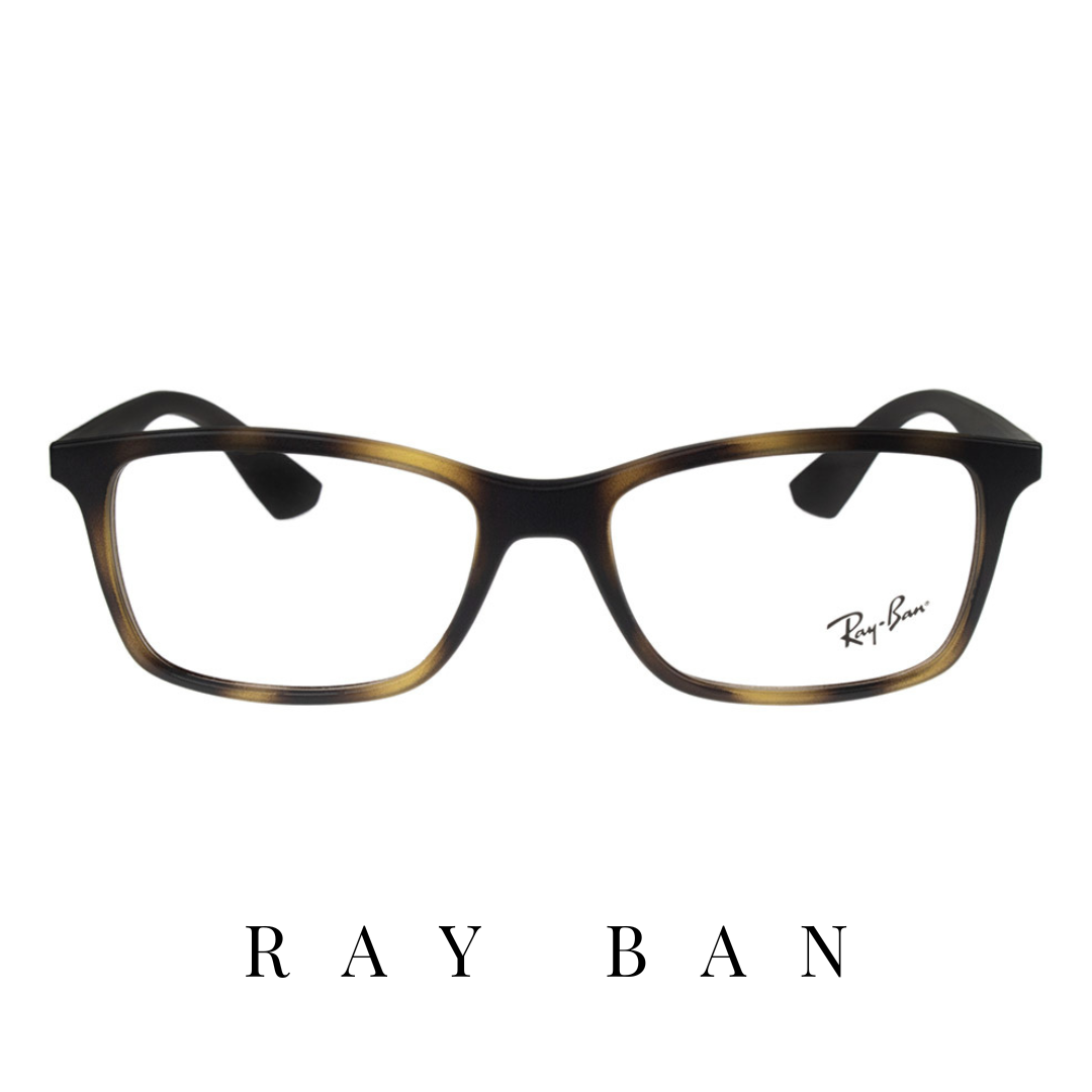 Ray Ban Eyewear - Rectangle - Havana Mat