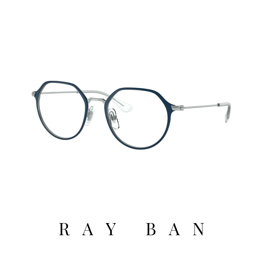 Ray Ban Eyewear - Junior - Irregular - Unisex - Blue/Silver