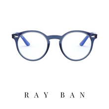 Ray Ban Eyewear - Junior - Round - Unisex - Transparent Blue