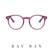 Ray Ban Eyewear - Junior - Round - Transparent Fuxia