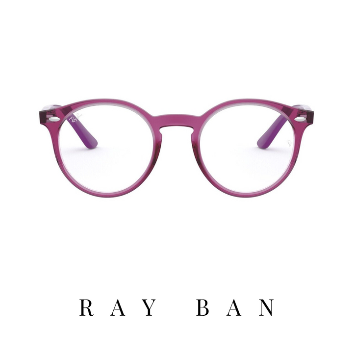 Ray Ban Eyewear - Junior - Round - Transparent Fuxia