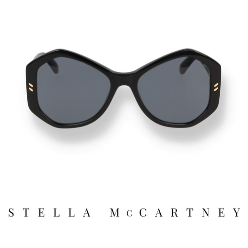 Stella McCartney - 'Falabella Pin Hexagon' - Black