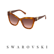 Swarovski - Oversized - Cat-Eye - Honey Havana