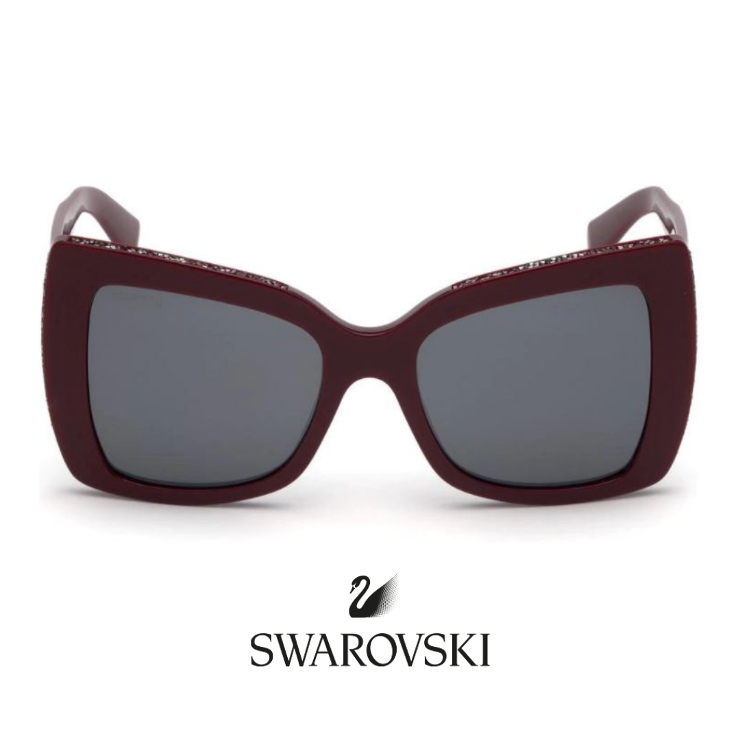 Swarovski - Oversized - Burgundy