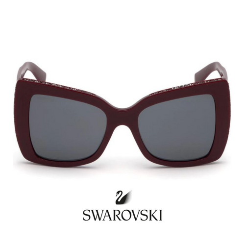Swarovski - Oversized - Burgundy