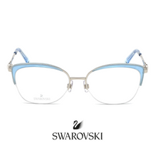 Swarovski Eyewear - Cat-Eye - Silver/Blue
