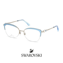 Swarovski Eyewear - Cat-Eye - Silver/Blue