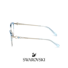 Swarovski Eyewear - Cat-Eye - Silver/Blue