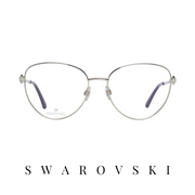 Swarovski Eyewear - Cat-Eye - Silver/Violet