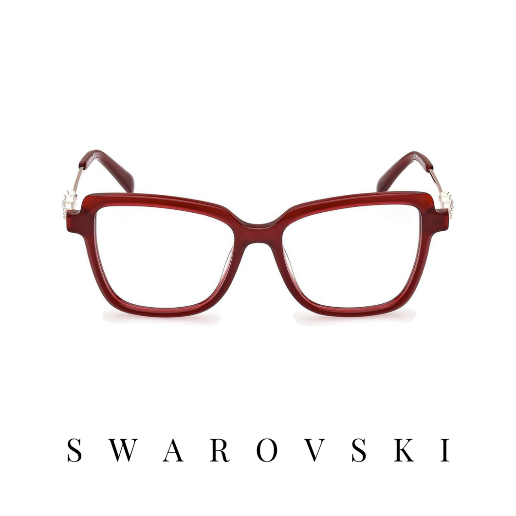 Swarovski Eyewear - Square - Burgundy/Rose-Gold