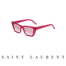 Saint Laurent - Cat-Eye - Transparent Magenta