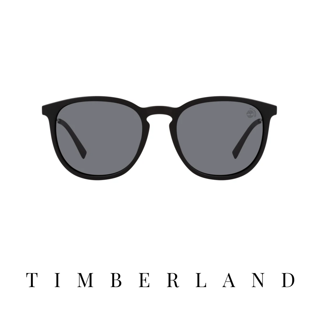 Timberland - Round - Black Mat/Silver - Polarized