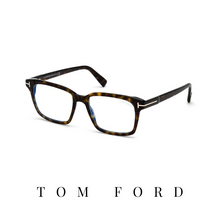 Tom Ford Eyewear - Rectangle - Unisex - Dark Havana